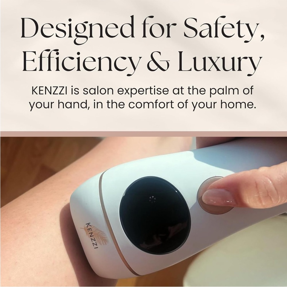 NWT Kenzzi IPL PRO at Home Laser Hair Removal Device for Whole Body